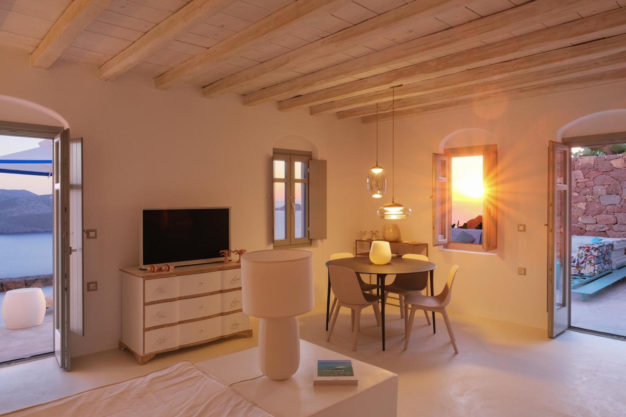 Odyssey Rock Milos Sunset Suites Plaka  ห้อง รูปภาพ